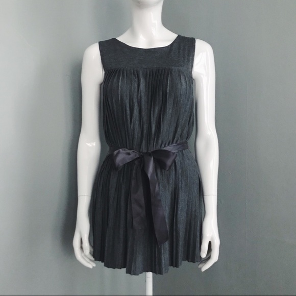H&M Tops - Pleated Top with Tie